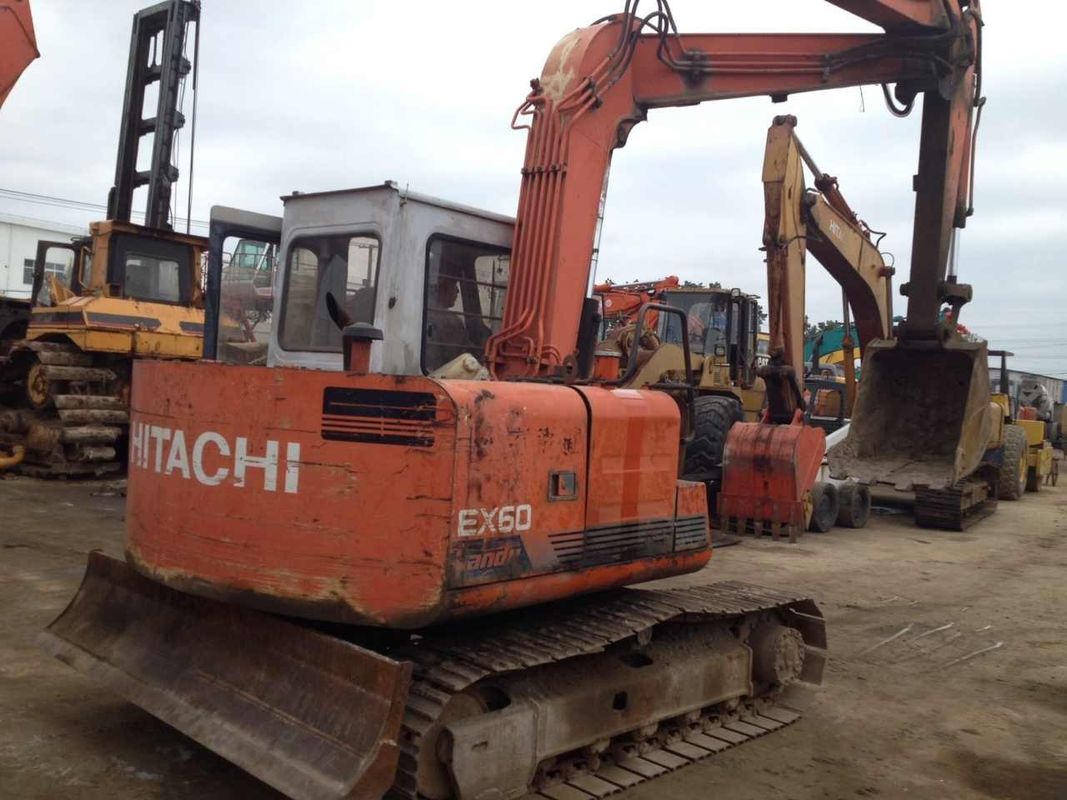 Orijinal Renk Ikinci El Hitachi Ekskavator Ex60 1 Hitachi 6 Ton Ekskavator