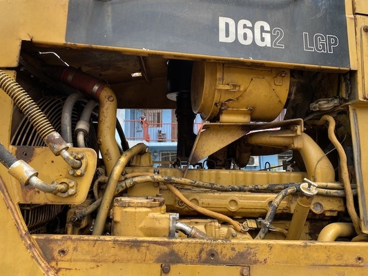 Açık Ocak Madenleri İçin Hidrolik Palet Kullanılmış Caterpillar D6G2 Cat Buldozer 16320KG