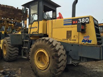 Kalite  187hp Second Hand Wheel Loaders WA380-3 , Komatsu Compact Wheel Loader 3.2cbm Fabrika