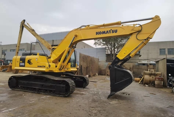 1.4m3 Kova 30t Hidrolik Paletli Kullanılmış Komatsu Ekskavatör PC300-7