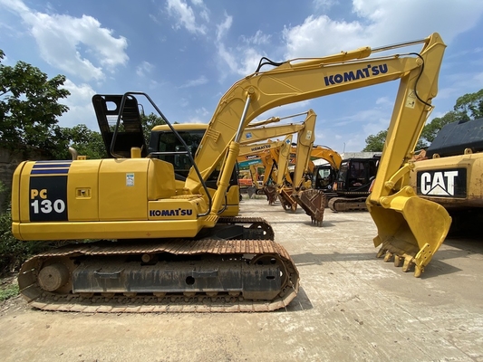Hidrolik Paletli İkinci El Komatsu Ekskavatör PC130-7 0.53m3 Kovalı
