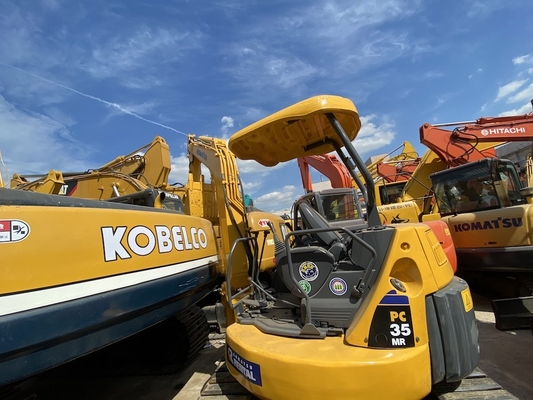 3915KG3 PC35MR-2 Kullanılmış Hidrolik Paletli Komatsu Ekskavatör 3 Ton