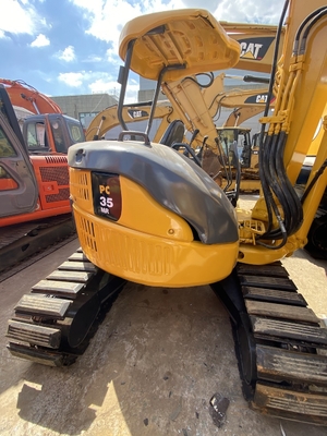 3915KG3 PC35MR-2 Kullanılmış Hidrolik Paletli Komatsu Ekskavatör 3 Ton