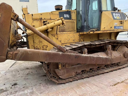 Kullanılmış Caterpillar D7G2 Hidrolik Paletli Buldozer Çalışma Ağırlığı 20580kg