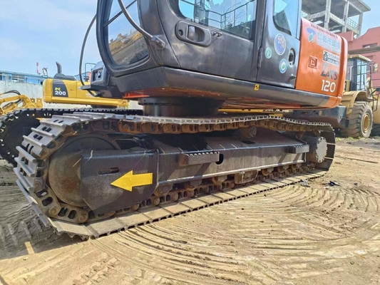 12t ZX120 Hidrolik Paletli İkinci El Hitachi Ekskavatör Çalışma Ağırlığı 12200kg