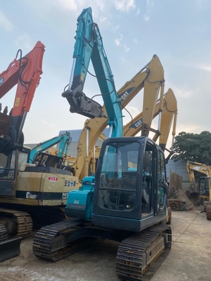 7t İkinci El SK75-8 Hidrolik Paletli Ekskavatör, 0.4m3 Kovalı 6850KG