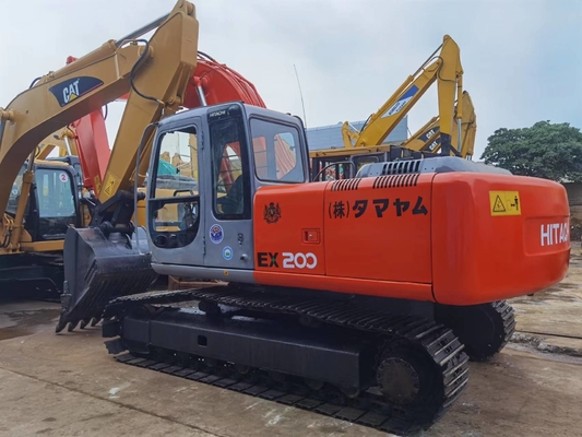 20t Kullanılmış Hitachi EX200-5 Paletli Hidrolik Ekskavatör, 0.8m3 Kovalı 18824.1kg