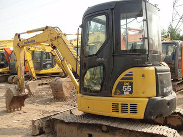 Komatsu PC55MR - 2 ikinci el kazıcı 12V voltaj ve döner yığın 5160kg