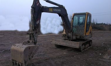 Mini Kullanılmış Volvo Excavator EC55 0.14cbm Kova Kapasitesi Original Turbo ile