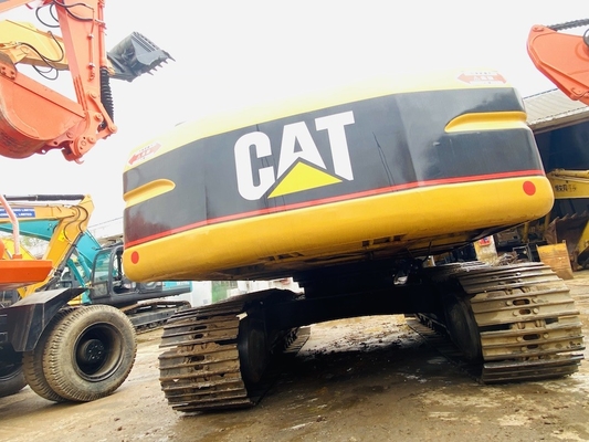 Orijinal Japonya Cat 320b ikinci el kazık makinesi, Caterpillar kullanılmış 20 tonluk ray kazık makinesi.