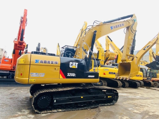 İkinci el CAT Caterpillar 320D Hidrolik sürünen kazıcı 20 ton