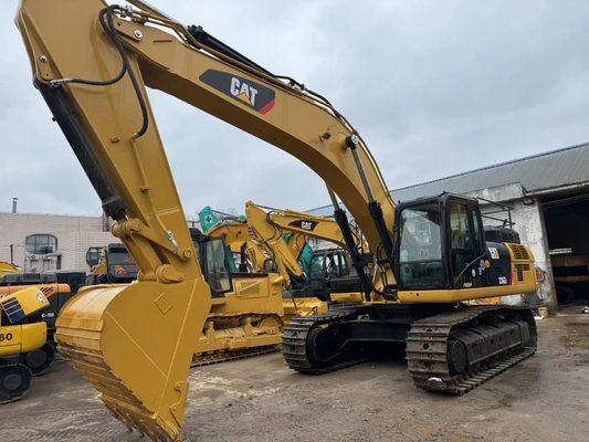 Orijinal Japonya Cat 336D ikinci el kazık makinesi, Caterpillar Kullanılmış Çizgi Kazık makinesi 36 Ton