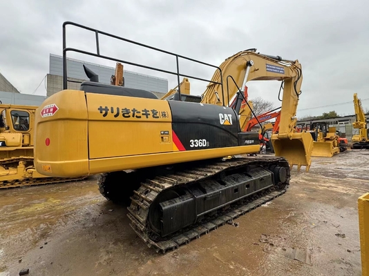 Orijinal Japonya Cat 336D ikinci el kazık makinesi, Caterpillar Kullanılmış Çizgi Kazık makinesi 36 Ton