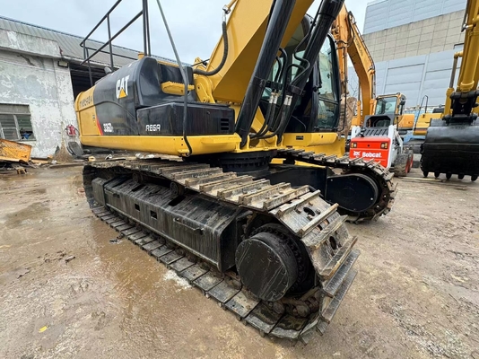 Orijinal Japonya Cat 336D ikinci el kazık makinesi, Caterpillar Kullanılmış Çizgi Kazık makinesi 36 Ton