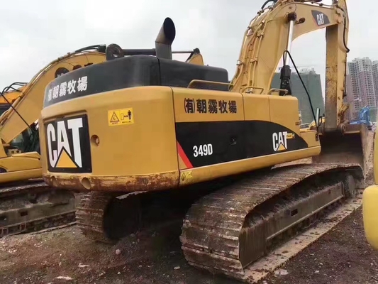Orijinal Japonya Cat 349D ikinci el ekskavatörü, Caterpillar Kullanılmış Çizgi Ekskavatörü 49 Ton