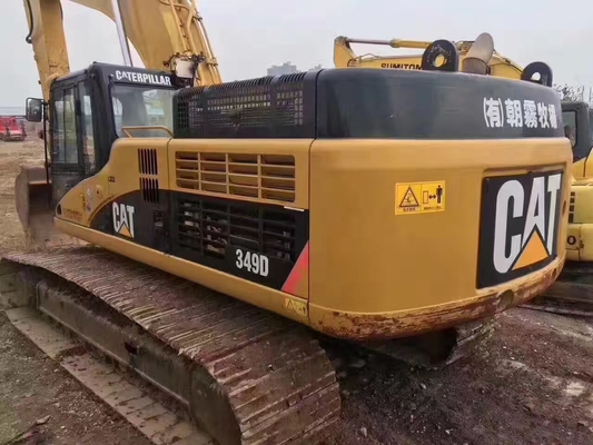 Orijinal Japonya Cat 349D ikinci el ekskavatörü, Caterpillar Kullanılmış Çizgi Ekskavatörü 49 Ton