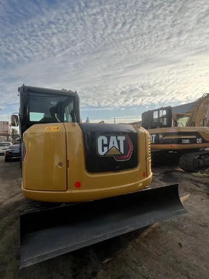 Orijinal Japonya Cat 307E ikinci el kazıcı, Caterpillar kullanılmış ray kazıcı 7 ton