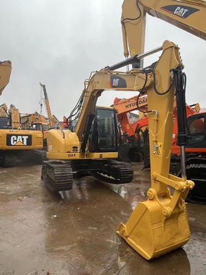Orijinal Japonya Cat 308D ikinci el kazık makinesi, Caterpillar kullanılmış ray kazık makinesi 8 Ton