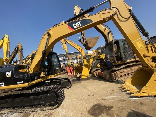 Orijinal Japonya Cat 312D ikinci el hidrolik sürünen kazıcı, Caterpillar kullanılmış pist kazıcı 12 ton