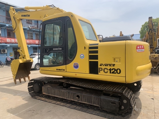 12 tonluk Japon orijinal kullanılmış Komatsu PC120-6 sürünen kazıcı satılıyor