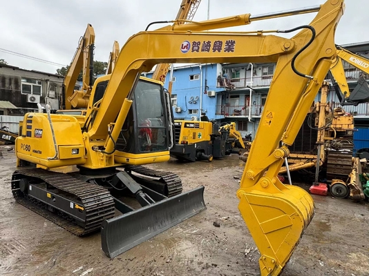 6 tonluk Japon orijinal kullanılmış Komatsu PC60-7 sürünen kazıcı satılıyor