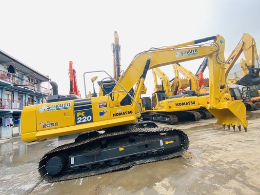 22 Ton Asıl Japonya İkinci El Komatsu PC220-8 Sürünen Kazıcı Satışta