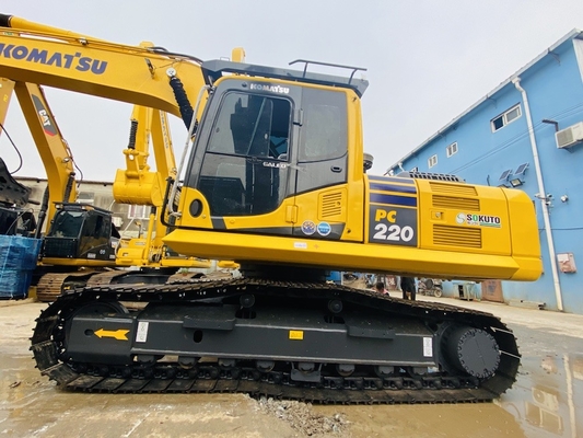 22 Ton Asıl Japonya İkinci El Komatsu PC220-8 Sürünen Kazıcı Satışta