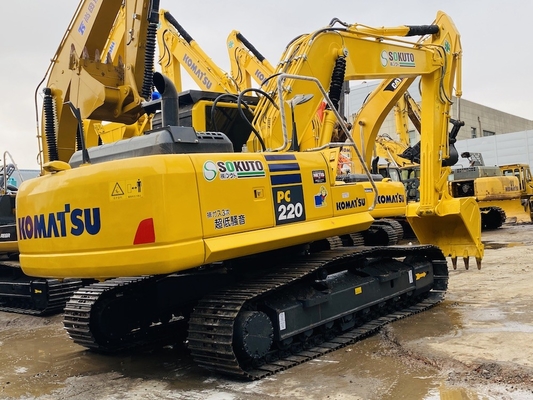 22 Ton Asıl Japonya İkinci El Komatsu PC220-8 Sürünen Kazıcı Satışta