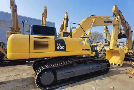 40 Ton orijinal Japon ikinci el Komatsu PC400-8 sürünen kazma makinesi Satışta
