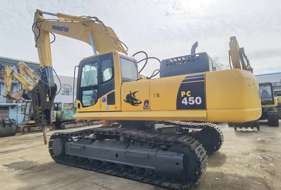 45 Ton Asıl Japonya İkinci El Komatsu PC450-8 Sürünen Kazıcı Satışta