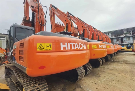 20 tonluk Japon orijinal Hitachi ZX200 sürünen kazıcı 109.6 kW motor gücü ve 0.8 m3 kova kapasitesi ile