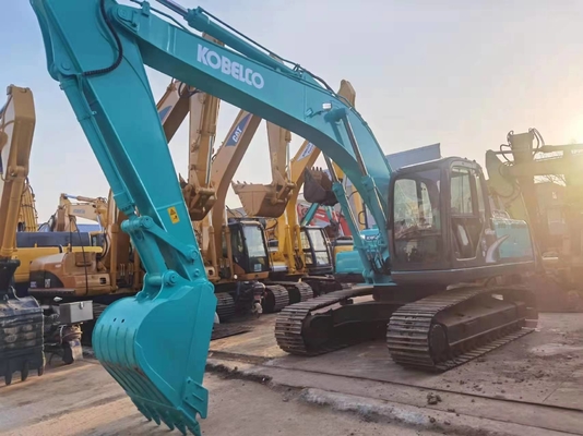 20 tonluk orijinal Japon Kullanılmış Kobelco SK200-8 114KW motor gücü ve 0.8 m3 kova kapasitesi ile sürünen kazıcı