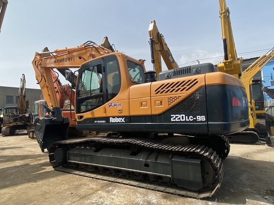 22 Ton Asıl Japonya İkinci El Hyundai R220 Crawler Excavator