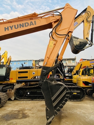 22 tonluk orijinal Japon ikinci el Hyundai R225 Crawler Excavator 112 KW motor gücü ve 1.05 m3 kova kapasitesi ile