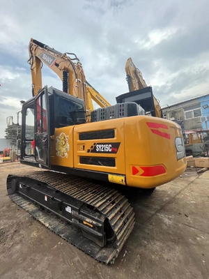 21 Ton Kullanılmış Sany SY215C 1.1 m3 kova kapasitesi ile hidrolik kazıcı