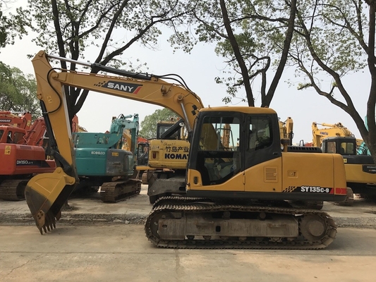 13 Ton Kullanılmış Sany SY135C-9 0,53 m3 kova kapasitesi ile hidrolik kazıcı