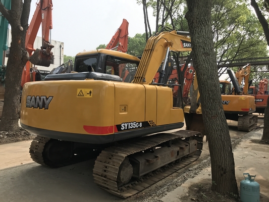 13 Ton Kullanılmış Sany SY135C-9 0,53 m3 kova kapasitesi ile hidrolik kazıcı
