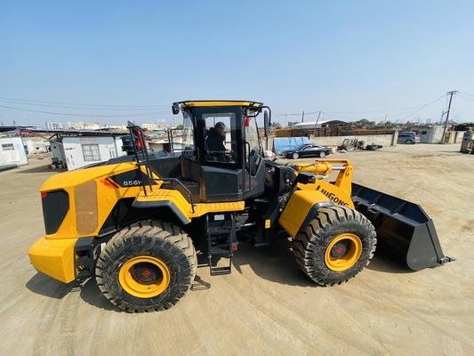 5 ton kullanılmış Liugong CLG856H tekerlekli yükleyici 3cbm kova yükleyici
