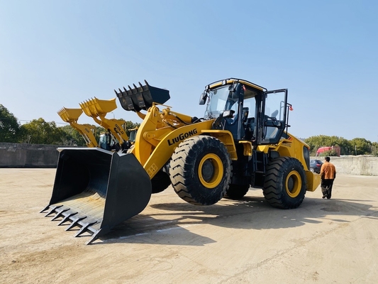 5 ton kullanılmış Liugong CLG856H tekerlekli yükleyici 3cbm kova yükleyici
