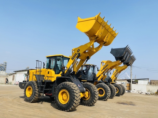 5 ton kullanılmış Liugong CLG856H tekerlekli yükleyici 3cbm kova yükleyici