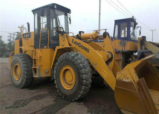 3-5 ton Kullanılmış Liugong ZL50CN tekerlekli yükleyici 1.8-5.6cbm kova yükleyici
