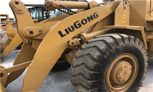 3-5 ton Kullanılmış Liugong ZL30E tekerlekli yükleyici 1.5 ′′ 3.0m3 kova yükleyici