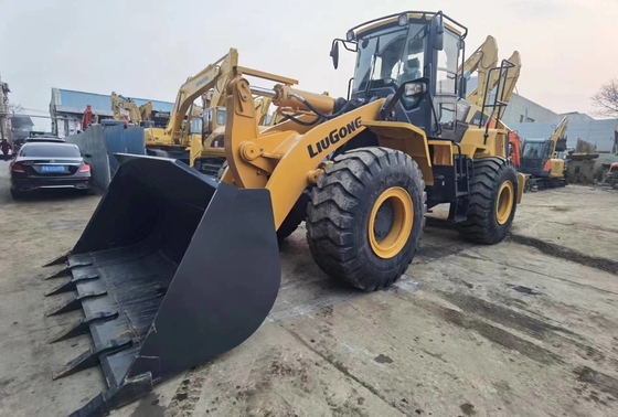 5-6 ton Kullanılmış Liugong CLG860H tekerlekli yükleyici 3.5 m3 kova yükleyici