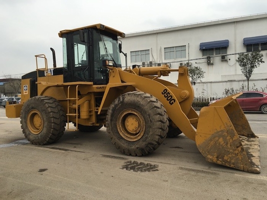 5-6 ton Kullanılmış Cat 950G tekerlekli yükleyici 2.9-3.6 m3 kova yükleyici