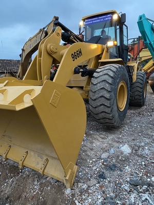 Kullanılmış CAT 966H tekerlekli yükleyici 3.4-4.2 m3 kova yükleyici