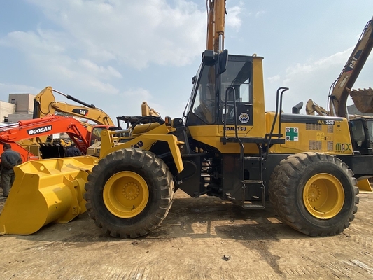 3-5 ton ikinci el Komatsu WA320-3 Tekerlekli yükleyici Kullanılmış ön yükleyici
