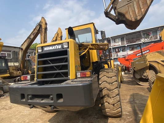 3-5 ton ikinci el Komatsu WA320-3 Tekerlekli yükleyici Kullanılmış ön yükleyici
