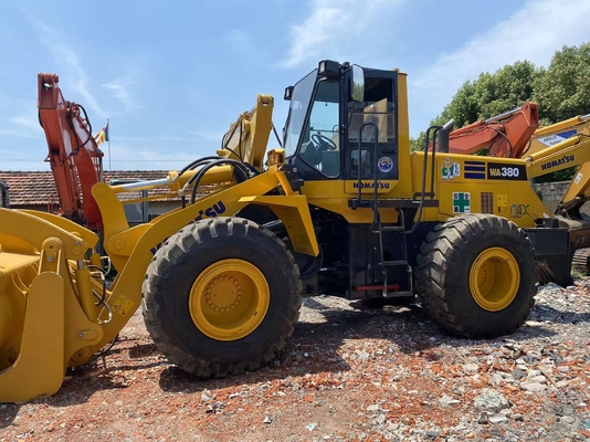 5-6 ton ikinci el Komatsu WA380-3 Tekerlekli yükleyici Kullanılmış ön yükleyici