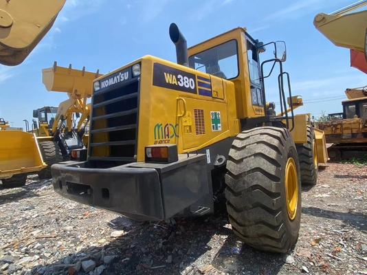 5-6 ton ikinci el Komatsu WA380-3 Tekerlekli yükleyici Kullanılmış ön yükleyici