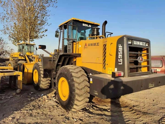 Kullanılmış SDLG L958F ikinci el ön uç tekerlekli yükleyici 5-6 ton